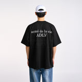 Acme De La Vie ADLV Baby Face Bear Muffler Boy T-shirt Black