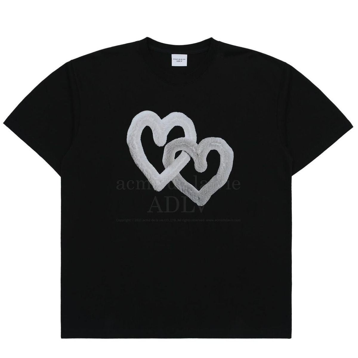 Acme De La Vie ADLV Fuzzy Heart Artwork T-Shirt