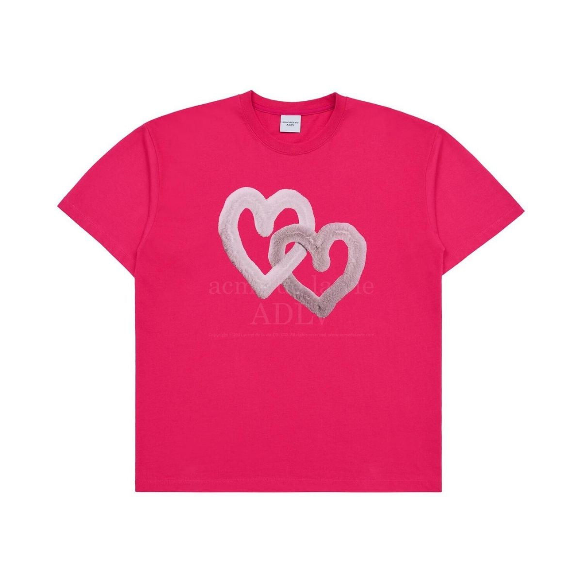 Acme De La Vie ADLV Fuzzy Heart Artwork T-Shirt