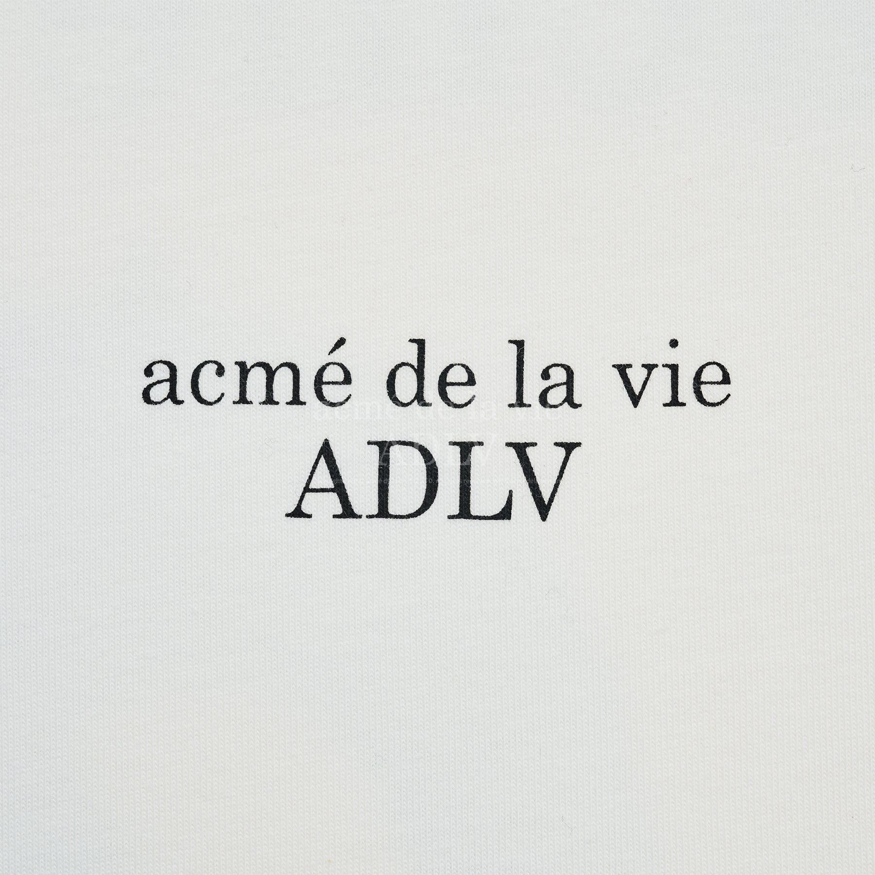 Acme De La Vie ADLV Fuzzy New Symbol Logo T-shirt