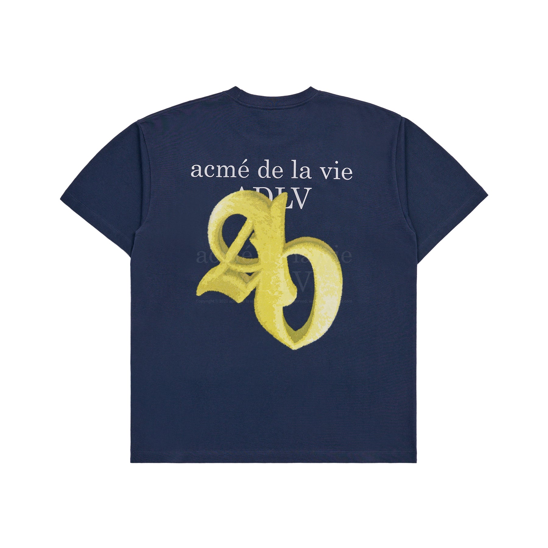 Acme De La Vie ADLV Fuzzy New Symbol Logo T-shirt