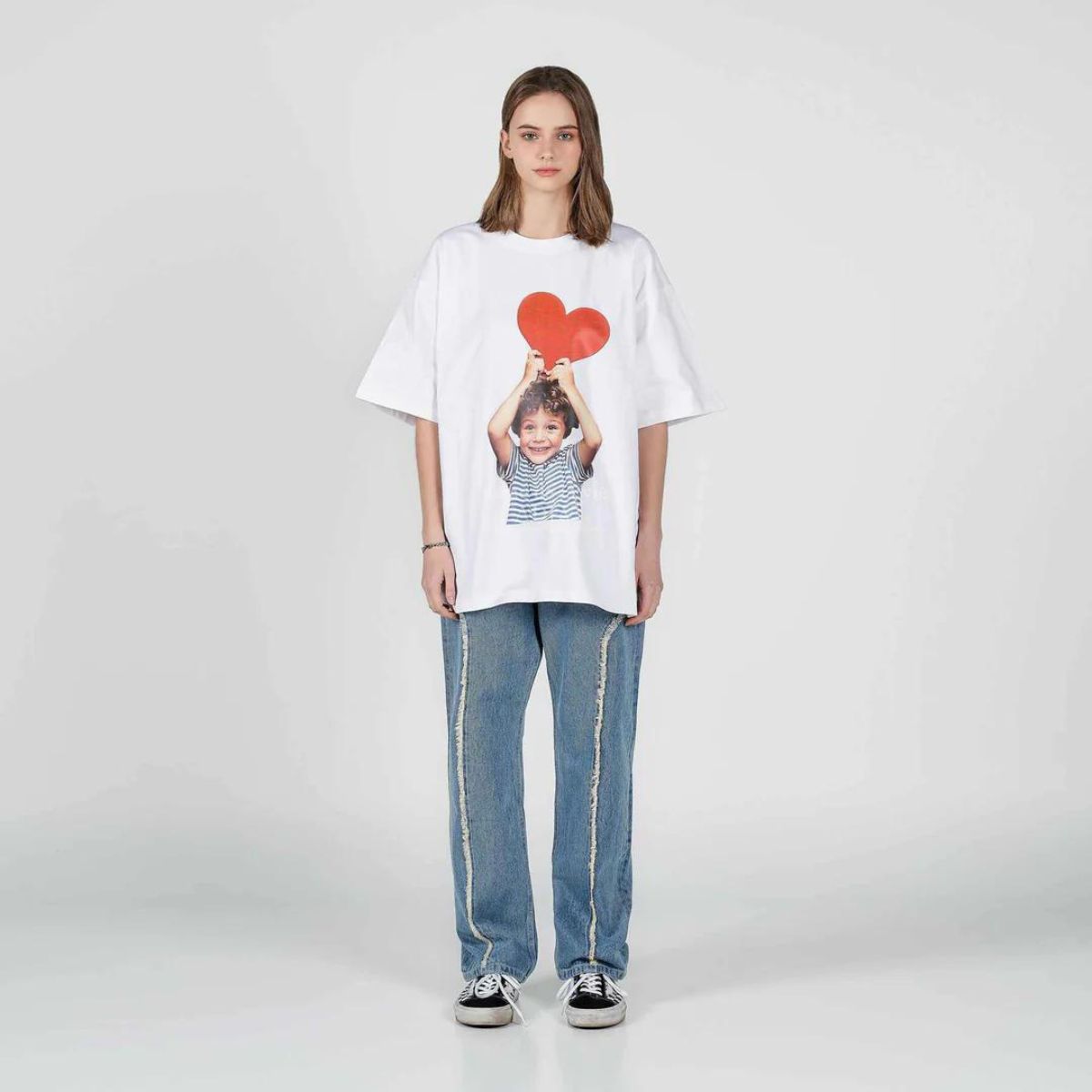 Acme De La Vie ADLV Baby Face Heart Boy T-shirt