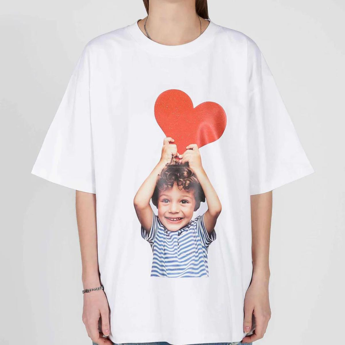 Acme De La Vie ADLV Baby Face Heart Boy T-shirt