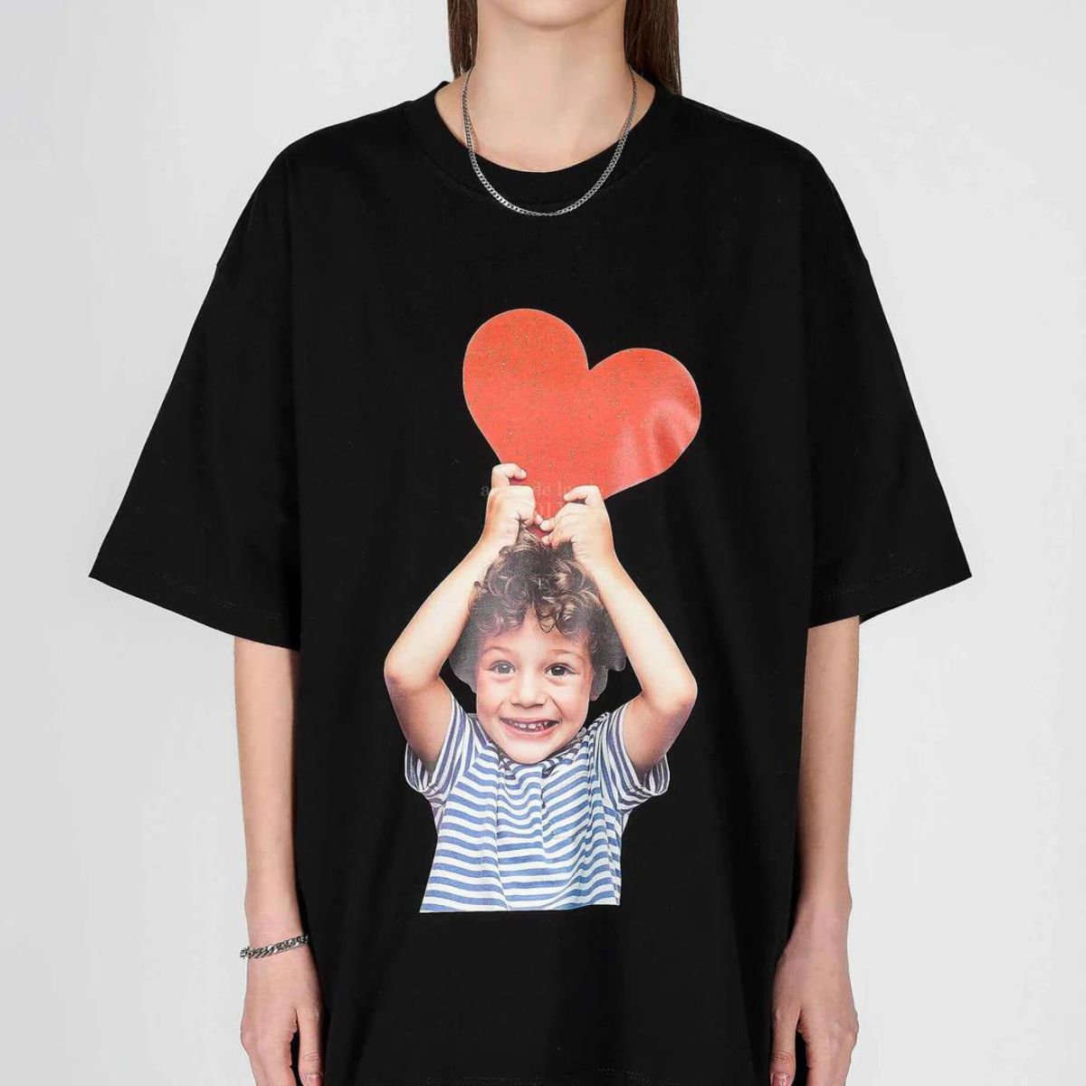 Acme De La Vie ADLV Baby Face Heart Boy T-shirt