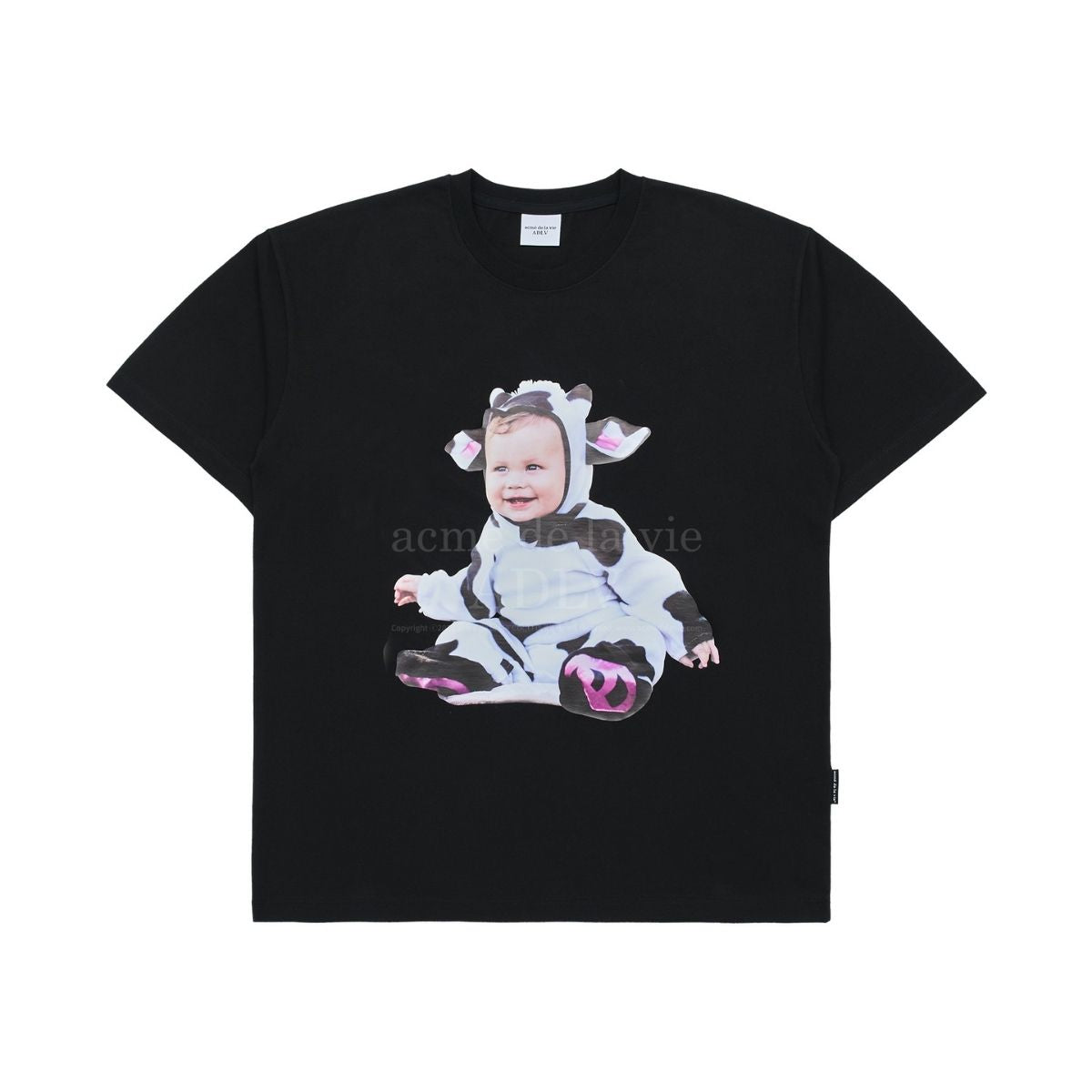 Acme De La Vie ADLV Baby Face Milk Cow Doll T-shirt Black