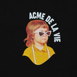 Acme De La Vie ADLV Mini Baby Face Yellow T-Shirt Black