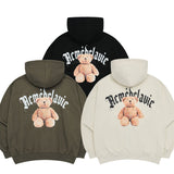 Acme De La Vie ADLV Gold Chain Bear Doll Zip Hoodie