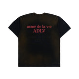 Acme De La Vie ADLV New Symbol Logo Spray Washing T-shirt Black