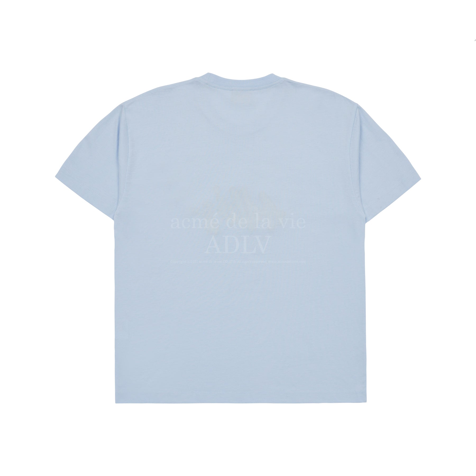 ADLV X LISA A Logo Monogram Embossing Embroidery T-shirt