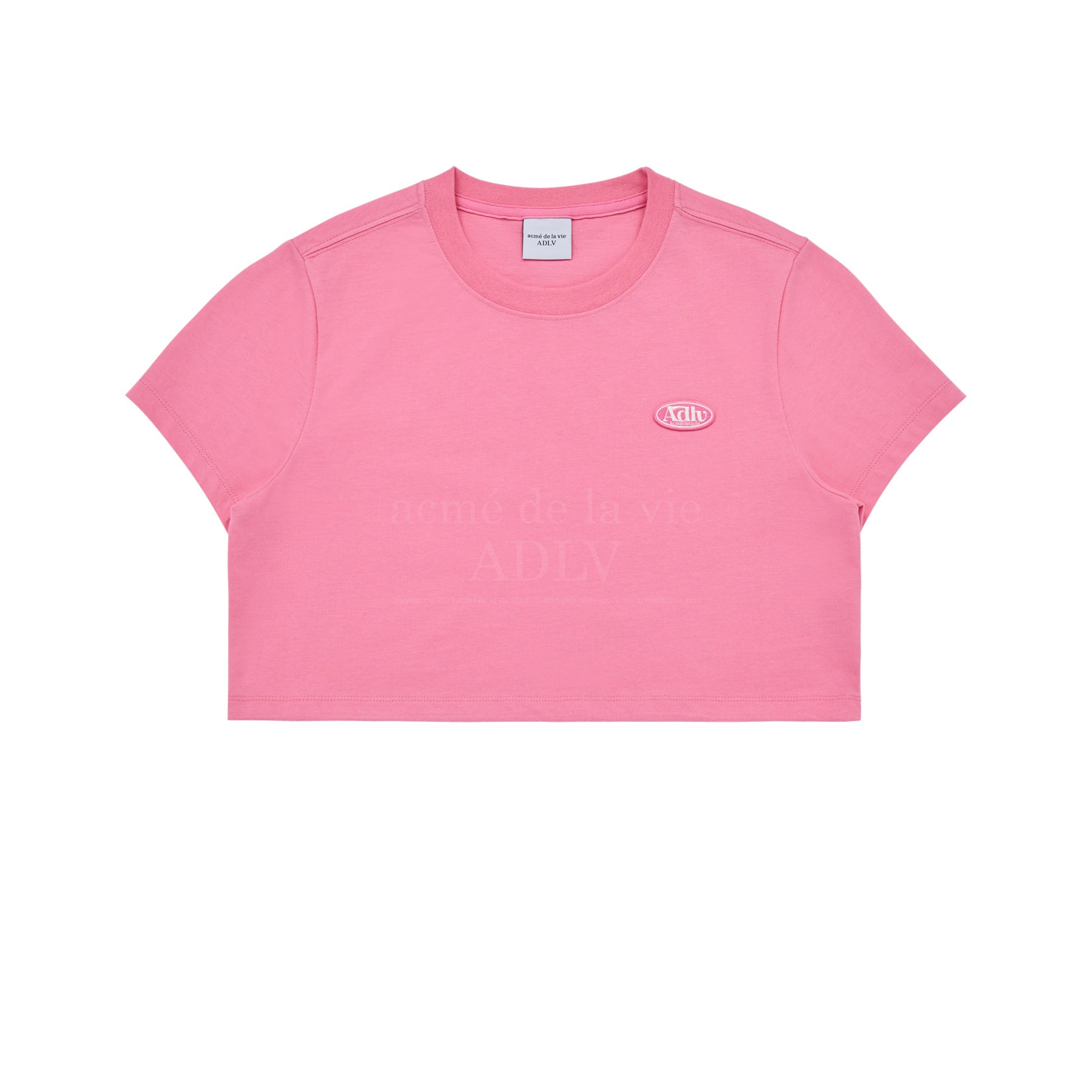 ADLV X LISA Circle Wappen Crop T-shirt