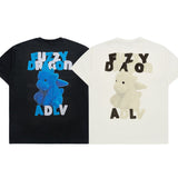 Acme De La Vie ADLV Fuzzy Font Dragon T-Shirt