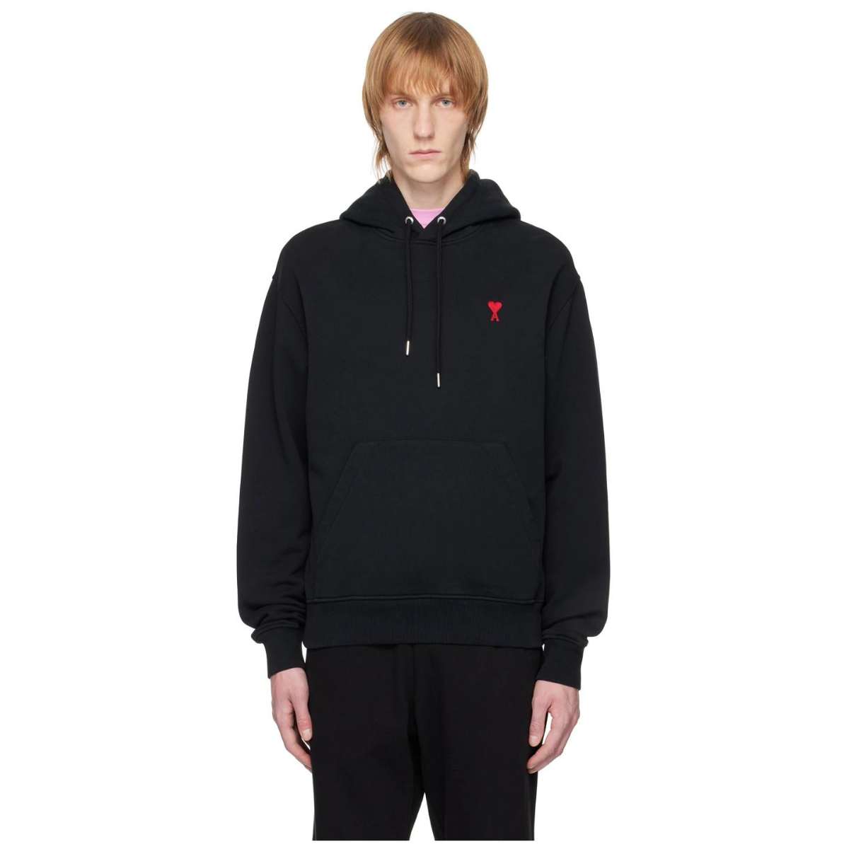 AMI Alexandre Mattiussi Ami de Cœur Hoodie Black