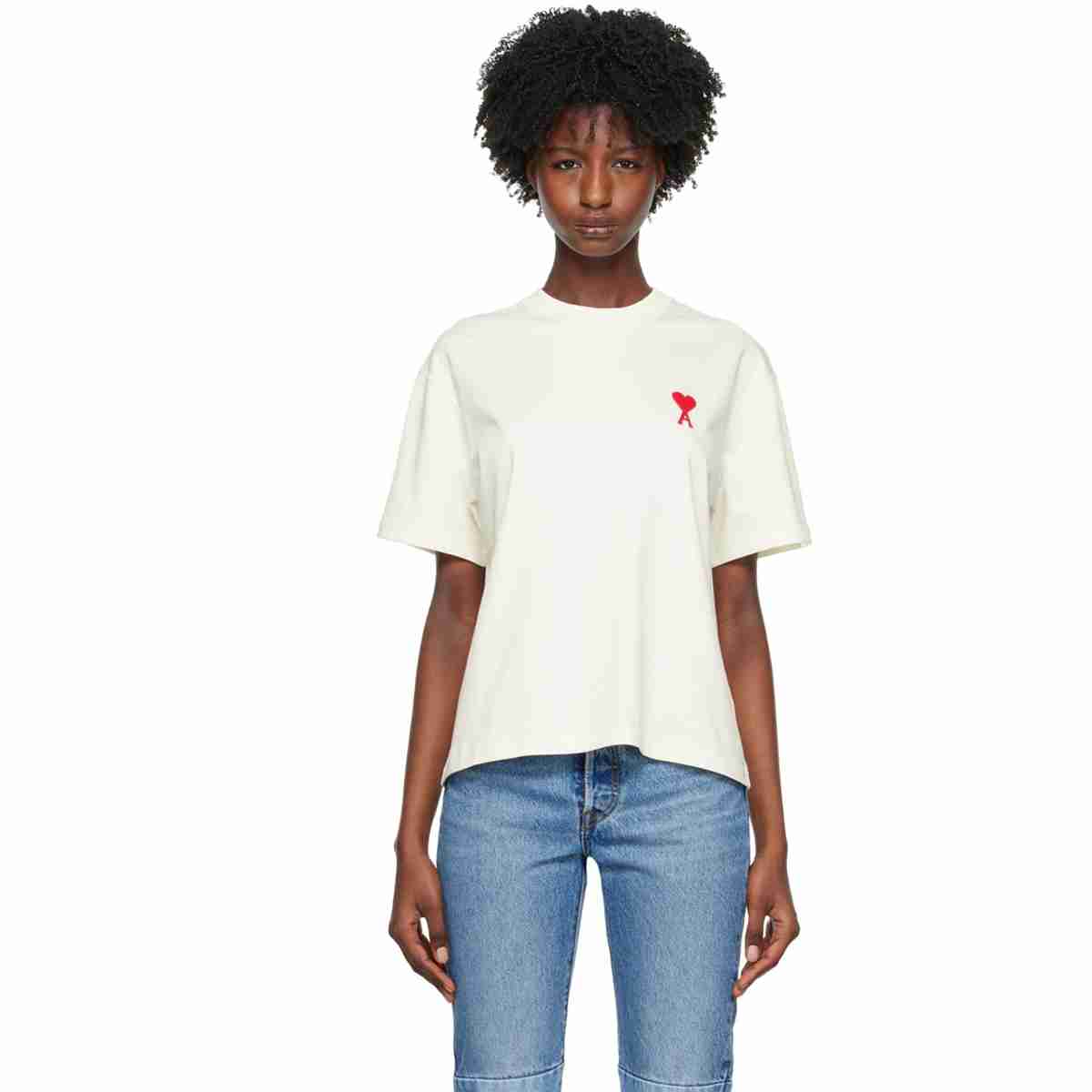 AMI Alexandre Mattiussi Ami De Coeur Big Patch T-shirt