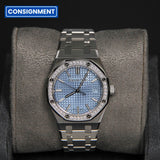 AP34 RO Blue Dial Diamond Bezel 77451ST.ZZ.1361ST.04