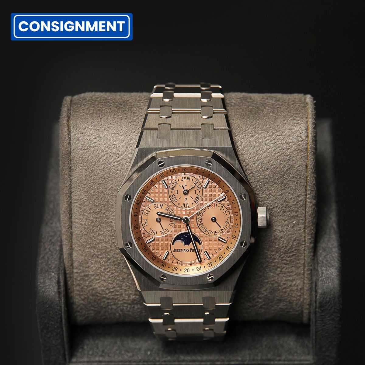 AP41 RO Perpetual Calendar Salmon Dial Limited 300 26615TI.OO.1220TI.01