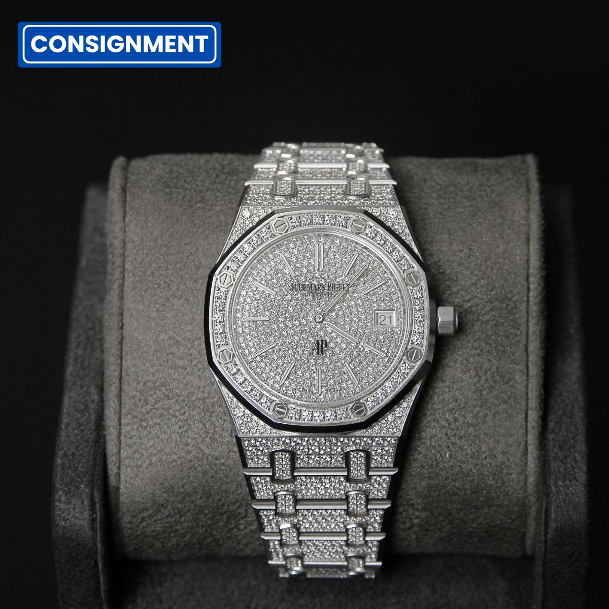 AP39 RO Jumbo Extra Thin Full Diamond 15202BC.ZZ.1241BC.01