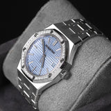 AP37 RO Light Blue Dial Diamond Bezel 15551ST.ZZ.1356ST.04