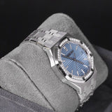 AP37 RO Light Blue Dial Diamond Bezel 15551ST.ZZ.1356ST.04