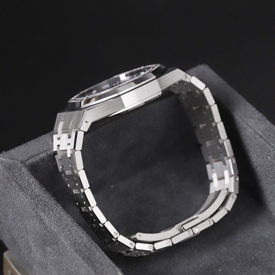 AP37 RO Light Blue Dial Diamond Bezel 15551ST.ZZ.1356ST.04