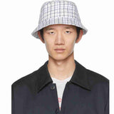 Acne Studios White Flannel Bucket Hat