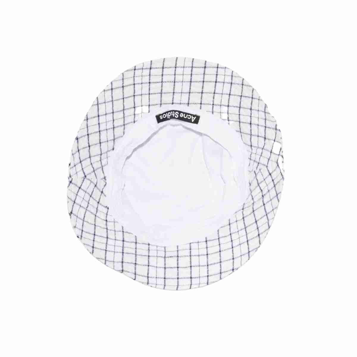 Acne Studios White Flannel Bucket Hat