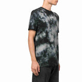 Off White Arrow Tie Dye Over T-Shirt Grey White