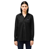 Comme De Garcons CDG Black Play Shirt Black