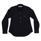 Comme De Garcons CDG Black Play Shirt Black