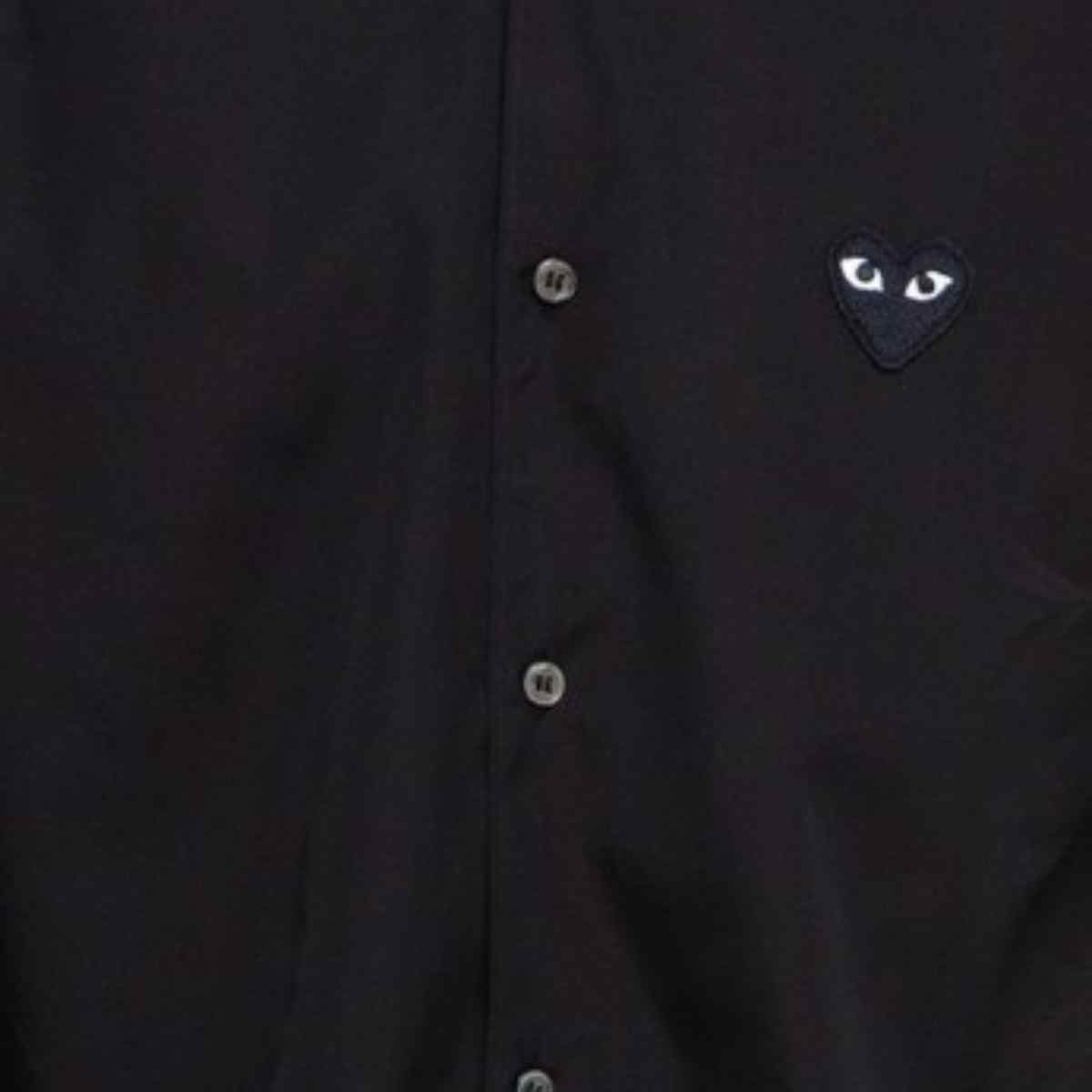 Comme De Garcons CDG Black Play Shirt Black