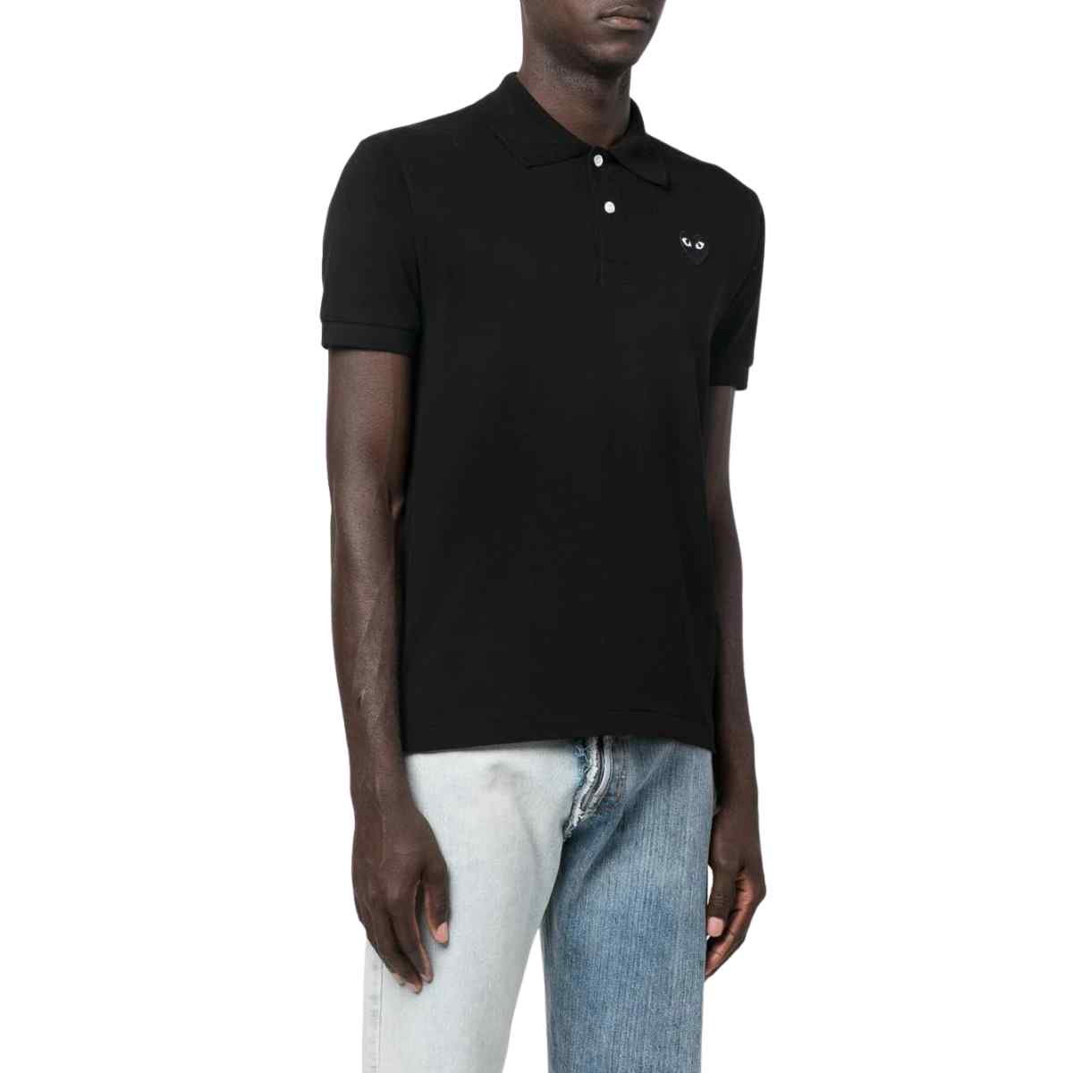 Comme Des Garcons Black Emblem Polo Men