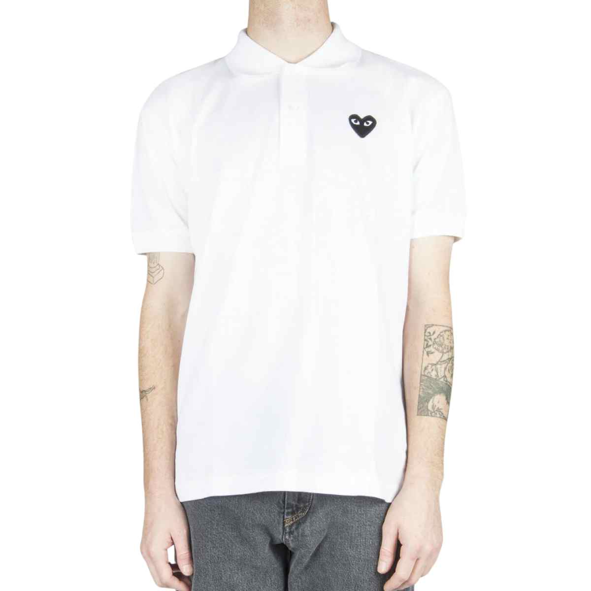 Comme Des Garcons Black Emblem Polo Men