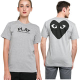 Comme Des Garcons Play Words Grey T-shirt