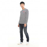 Comme Des Garcons Play Striped Long Sleeve T-shirt Black