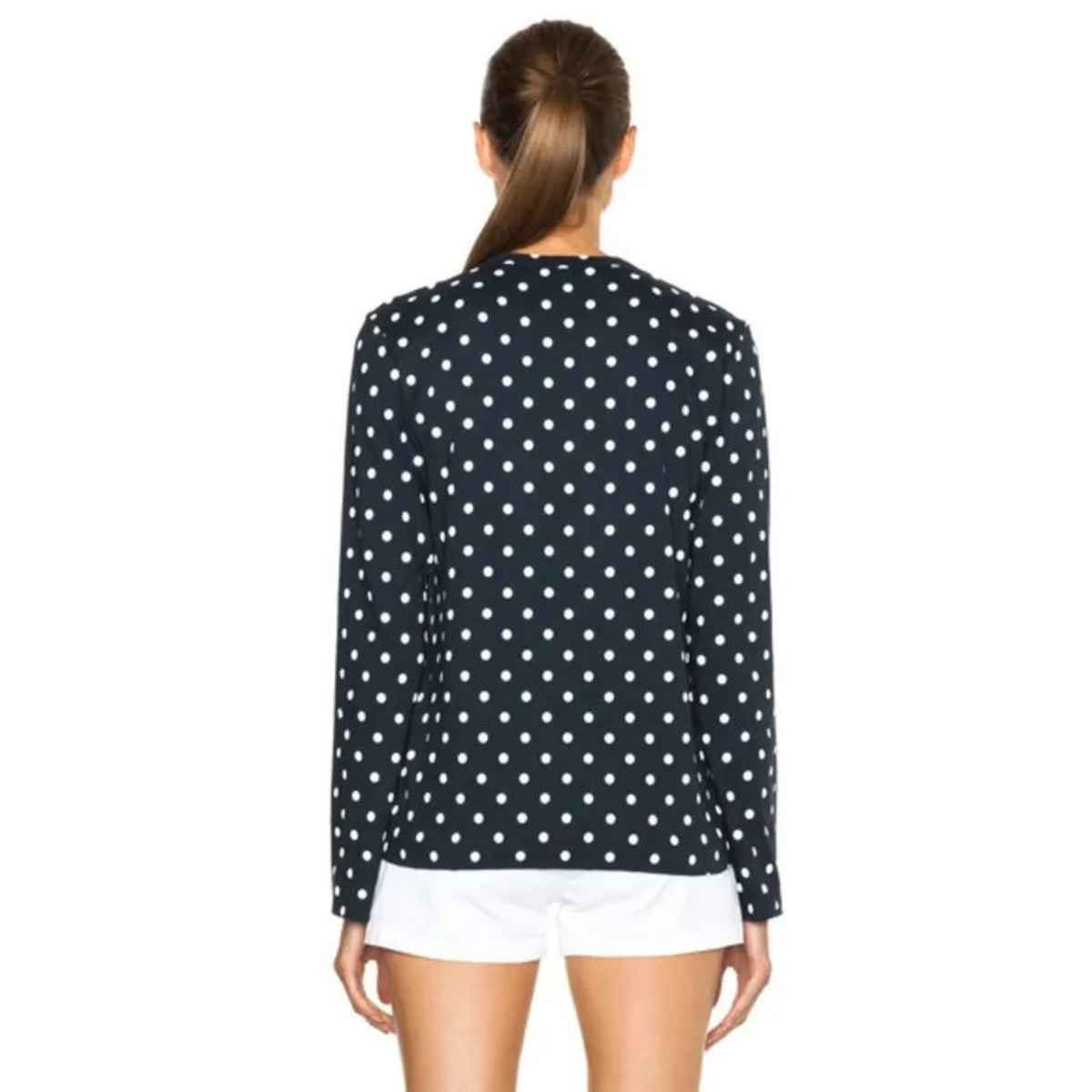 Comme Des Garcons Play Polkadot Long Sleeve T-shirt Women