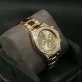 Daytona YG Golden Dial Diamond Bezel 126598TBR