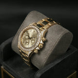 Daytona YG Golden Dial Diamond Bezel 126598TBR
