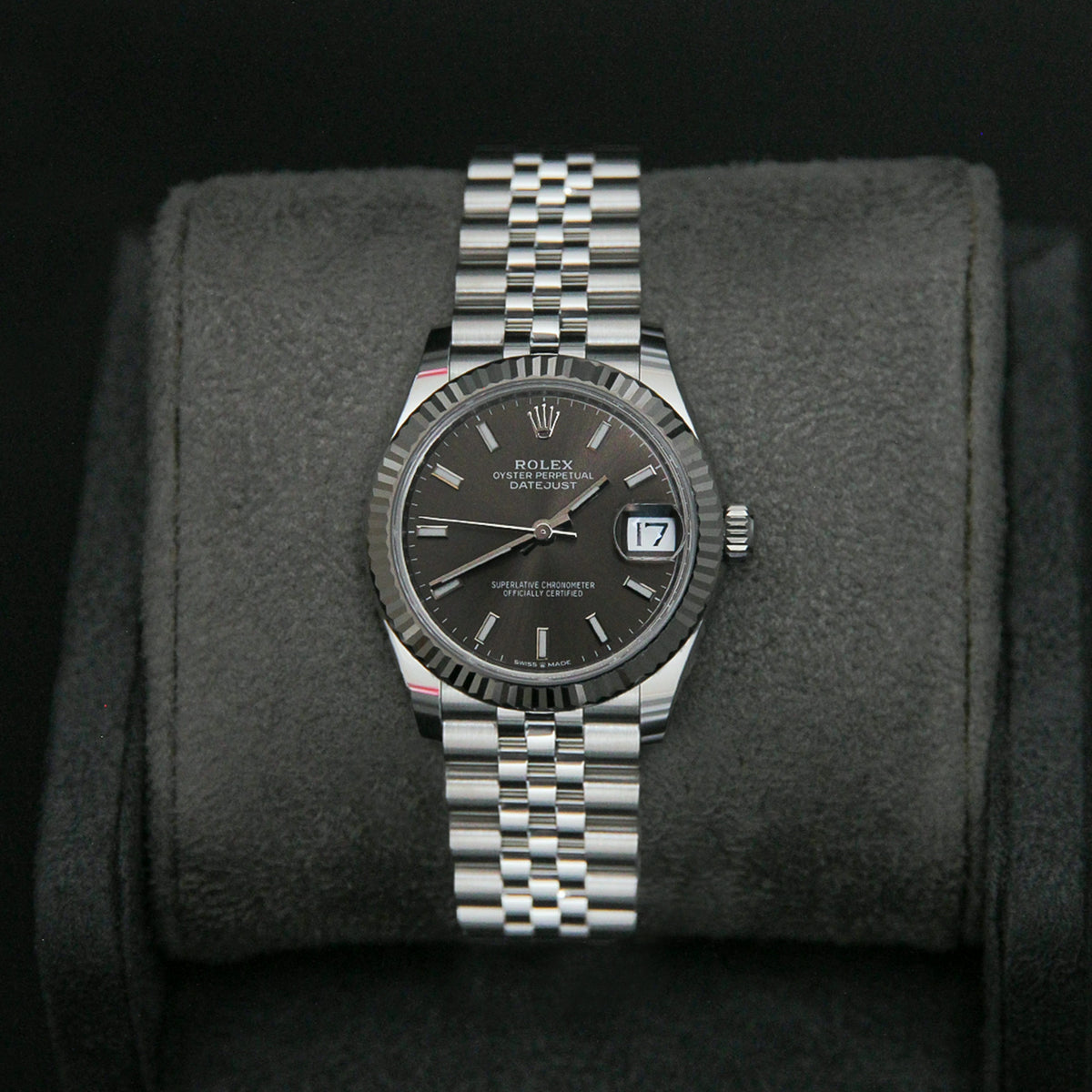 DateJust31 Dark Grey Index Dial 278274
