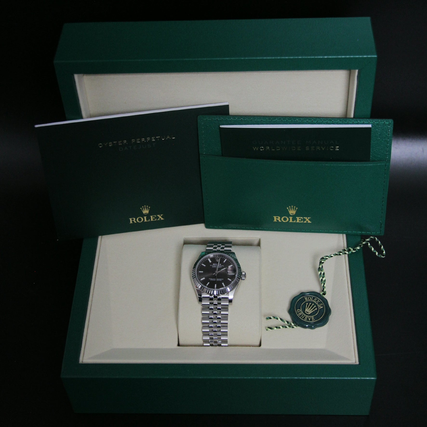 DateJust31 Dark Grey Index Dial 278274