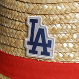 Los Angeles Dodgers x One Piece Straw Hat Brown