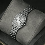 Cartier 23 Panthere Small White Dial Diamond Bezel W4PN0016