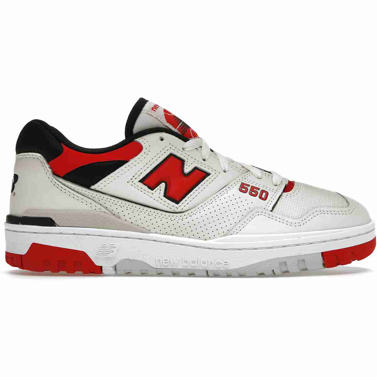 New Balance 550 Sea Salt True Red