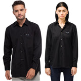 Comme De Garcons CDG Black Play Shirt Black