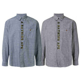 A Bathing Ape BAPE 1St Camo Applique Chambray Shirt Long Sleeve