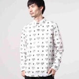 A Bathing Ape BAPE Monogram Shirt Long Sleeve White