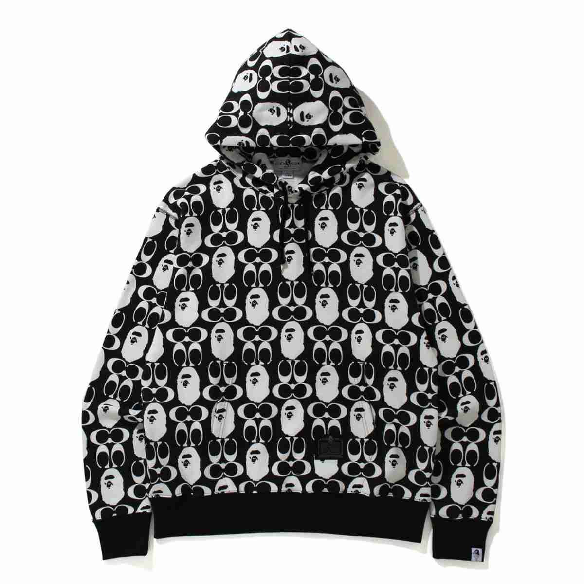 A Bathing Ape BAPE x Coach Pullover Hoodie Black