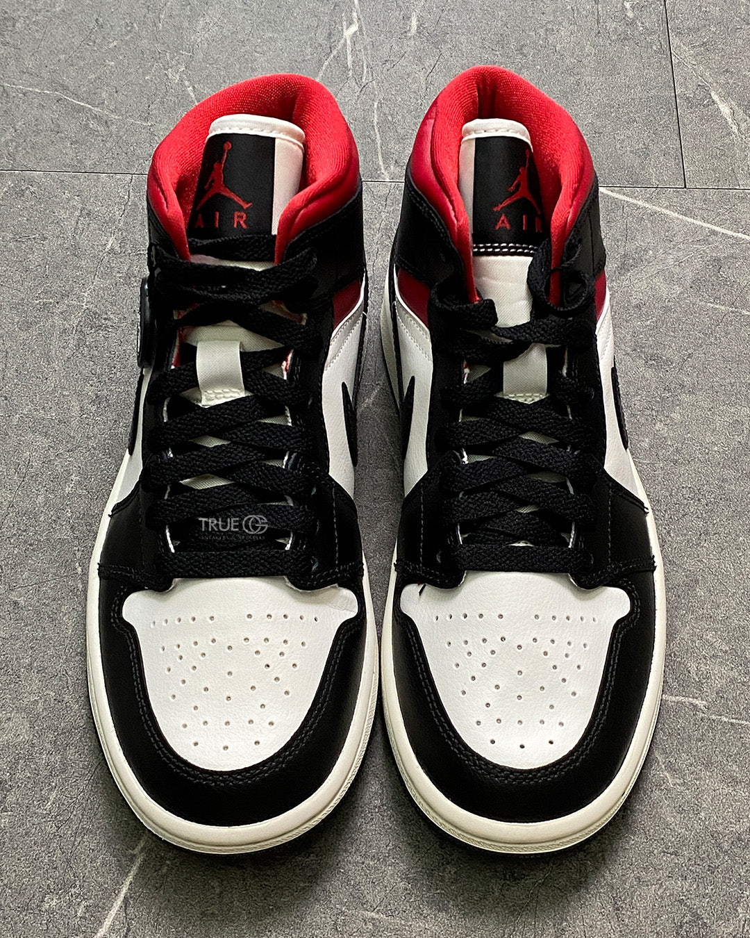 Air Jordan 1 Mid Black Gym Red (W)