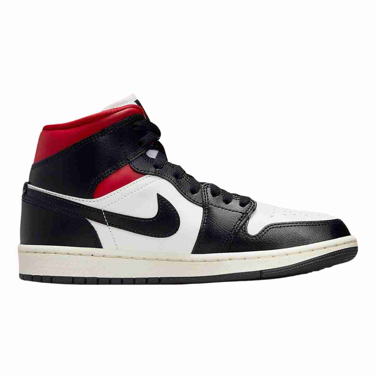 Air Jordan 1 Mid Black Gym Red (W)