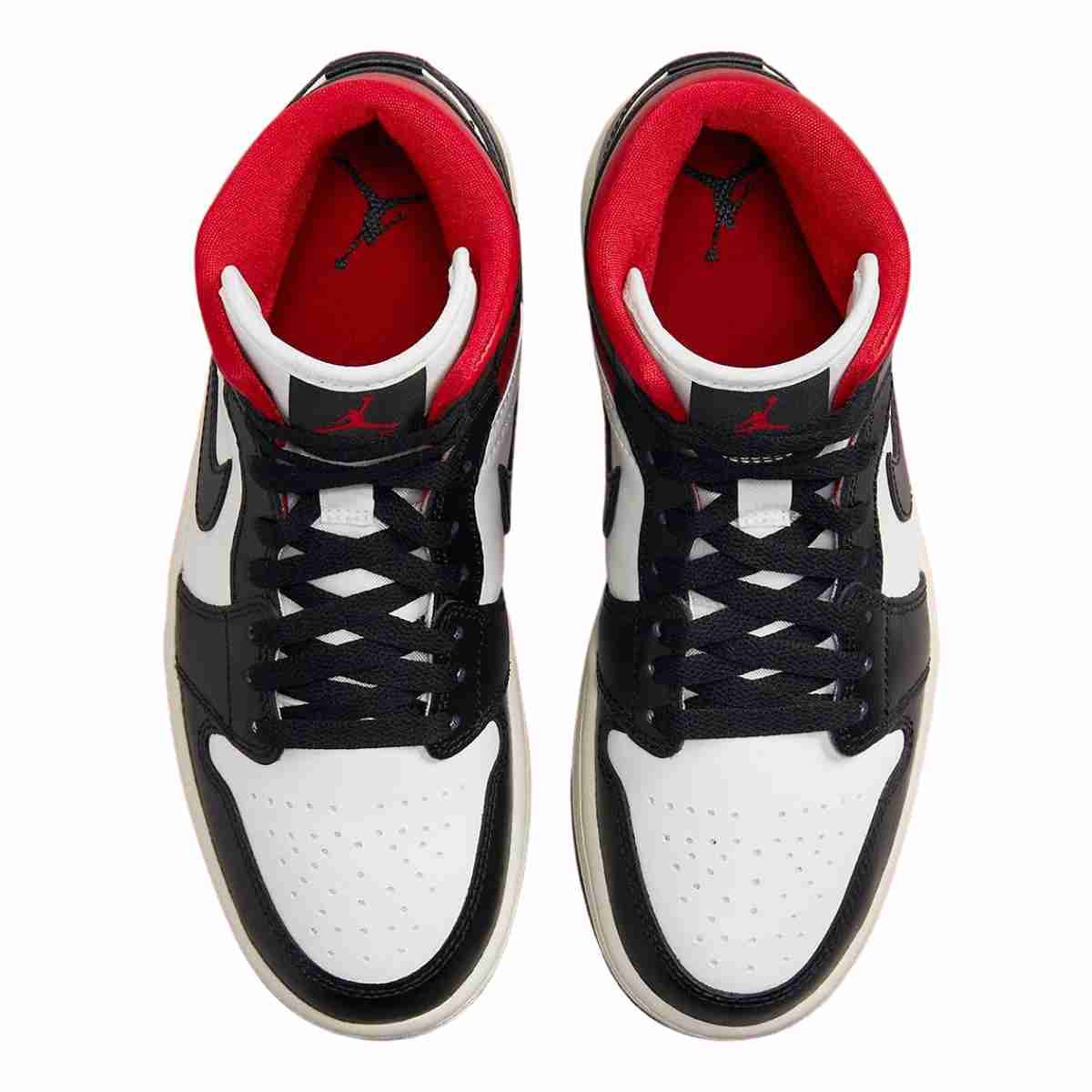 Air Jordan 1 Mid Black Gym Red (W)