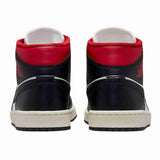 Air Jordan 1 Mid Black Gym Red (W)