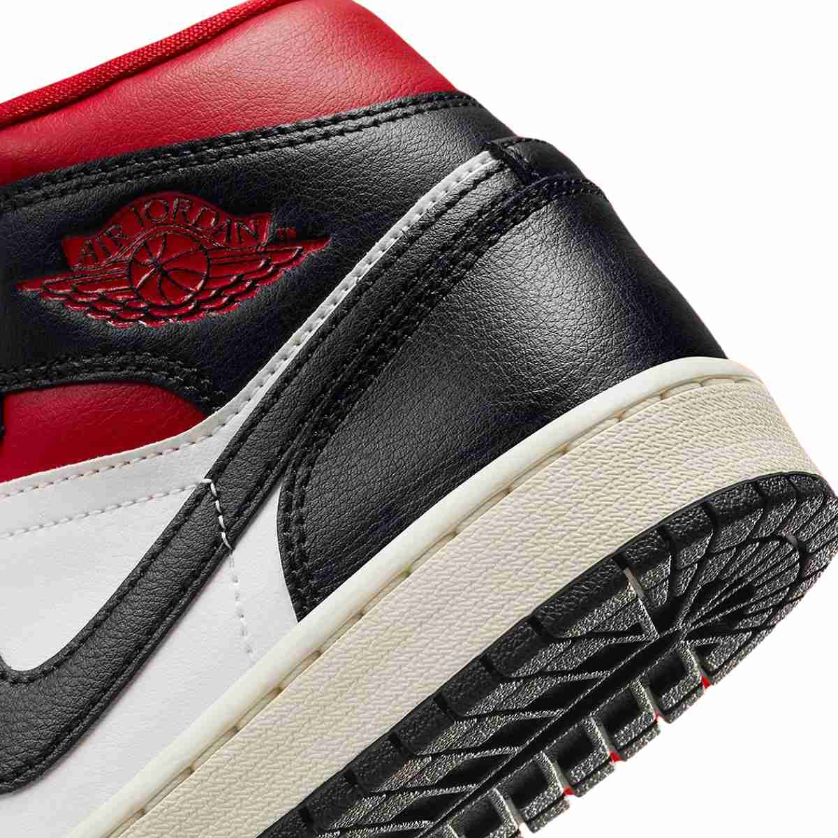 Air Jordan 1 Mid Black Gym Red (W)